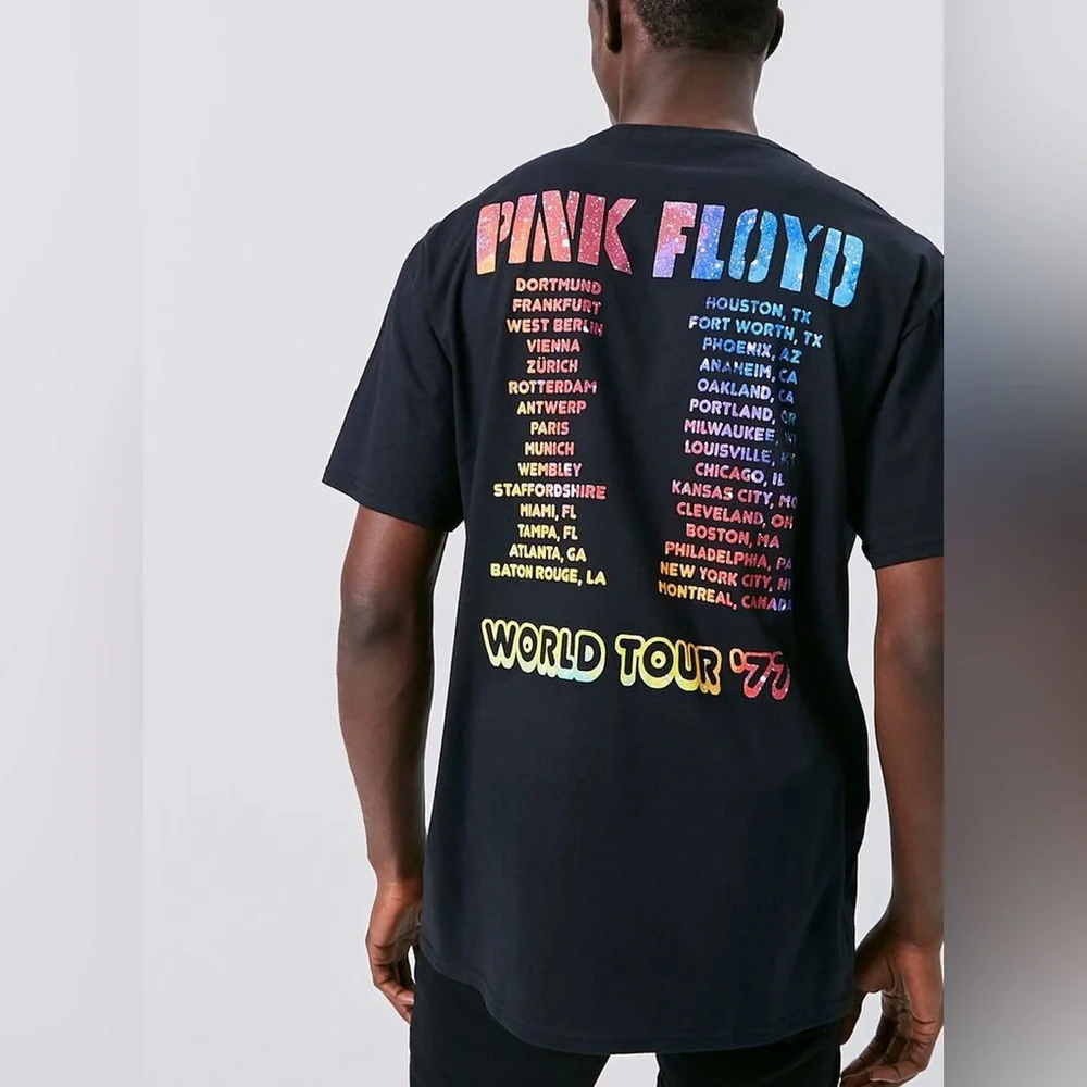 NWT Forever 21 Pink Floyd World Tour 1977 Retro Graphic Tee - Picture 2 of 15